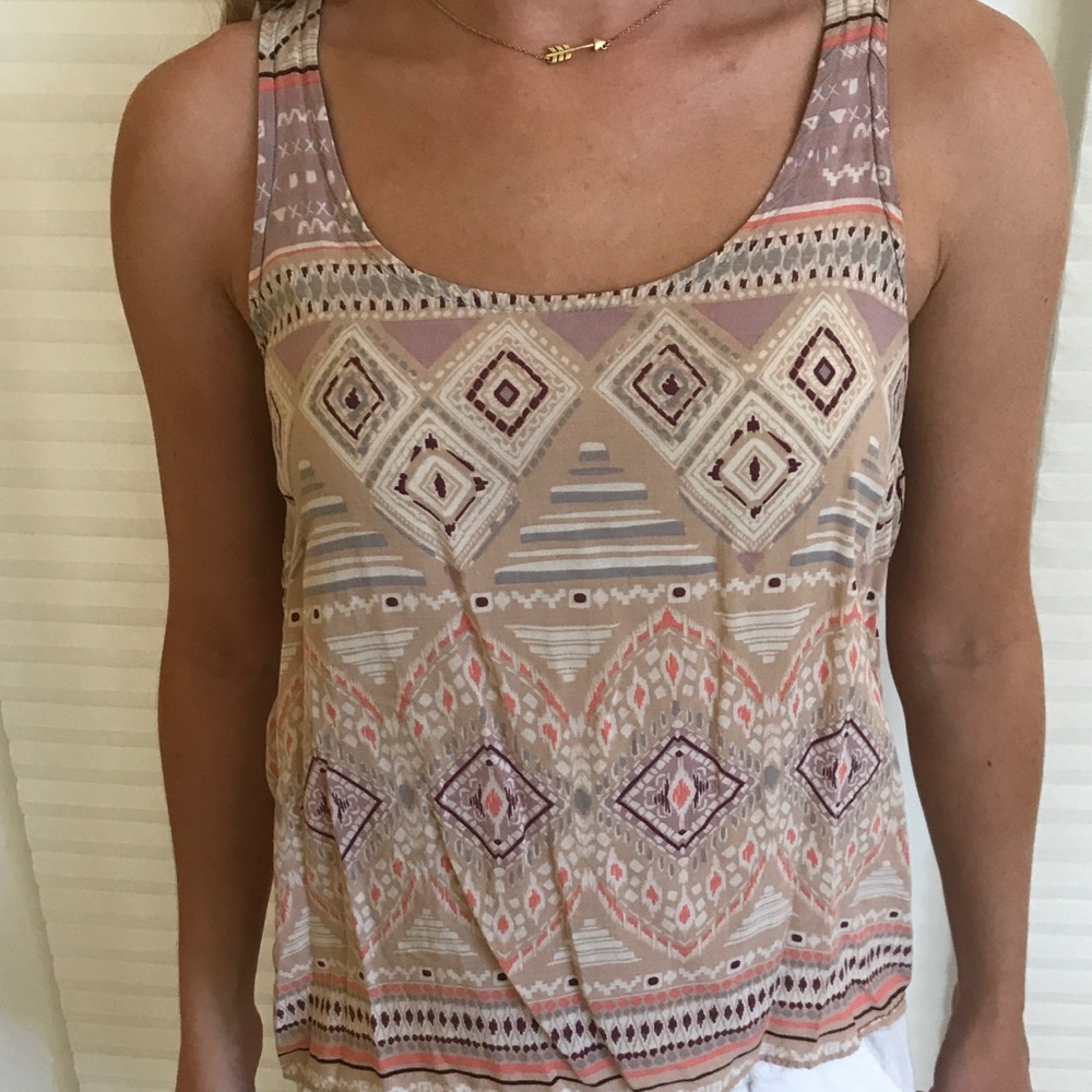 American Eagle Razor Back Blouse